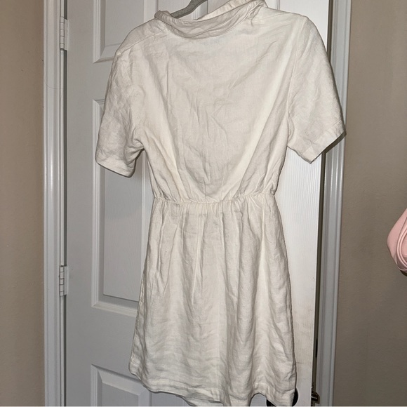 Abercrombie & Fitch Linen-Blend Cutout Shirt Dress BLOGGER'S FAVE! - Picture 12 of 16